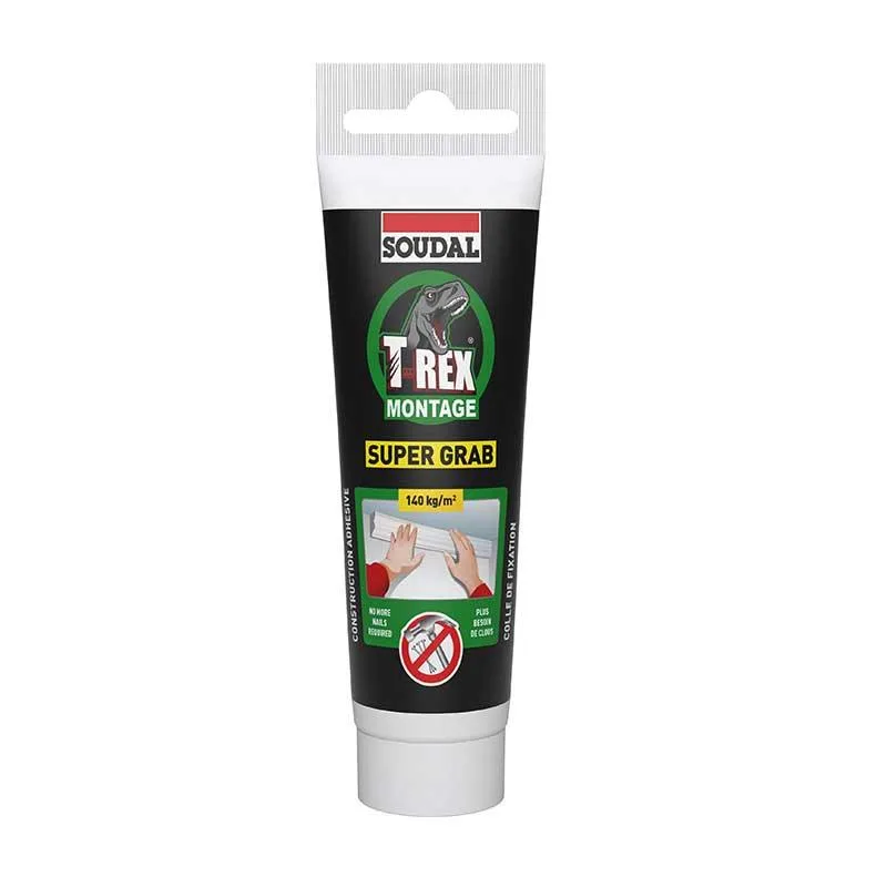 soudal-adhesive-t-rex-montage-super-grab-250g-securadeal | Securadeal Soudal Adhesive T rex Montage Super Grab 250g Premium Adhesives Sealants Tapes from Soudal