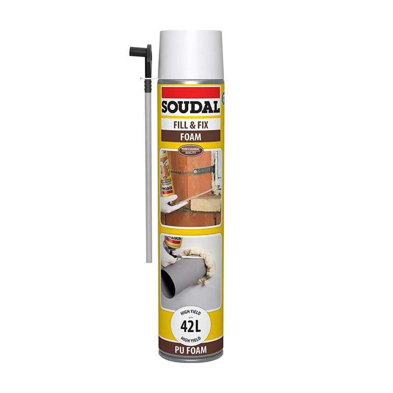 soudal-fil-and-fix-polyurethane-foam-500ml-securadeal | Securadeal Soudal Filler Polyurethane Foam 500ml Premium Adhesives Sealants Tapes from Soudal