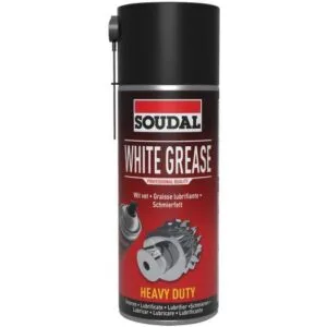 SOUDAL Lubricant White Grease Heavy Duty Professional Use Spray 40ml - Premium Hardware from SOUDAL - Just R 78! Shop now at Securadeal