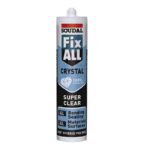 Soudal Sealant Fix All Crystal Clear 290ml Cartridge   Premium Hardware from Soudal   Just R 220 Shop Now at Securadeal