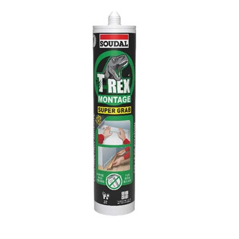 soudal-t-rex-montage-super-grab-solvent-free-construction-adhesive-350gr-securadeal | Securadeal Soudal T rex Montage Super Grab Solvent Free 350gr Premium Adhesives Sealants Tapes from Soudal