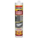 Soudal 270ml Universal Silicone Black Sa   Premium Adhesives Sealants  Tapes from Soudal