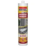 Soudal 270ml Universal Silicone Grey   Premium Adhesives Sealants  Tapes from Soudal