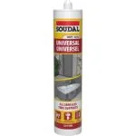 Soudal Silicone White 270ml   Premium Adhesives Sealants  Tapes from Soudal