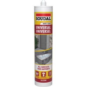 SOUDAL Universal Silicone Sealant White 270ML - Premium Silicone from SOUDAL - Just R 68! Shop now at Securadeal