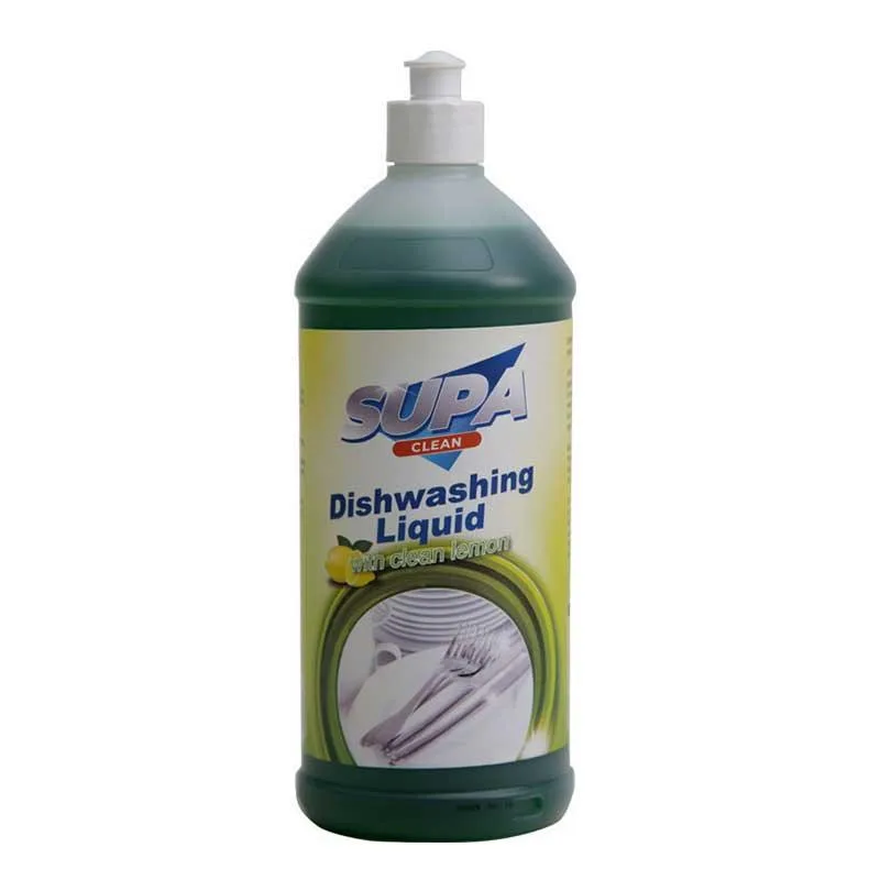 supa-clean-dishwashing-liquid-with-lemon-biodegradable-1-litre-securadeal | Securadeal Supa Clean Dishwashing Liquid with Lemon Biodegradable 1 Litre Premium Cleaning Household from Supa