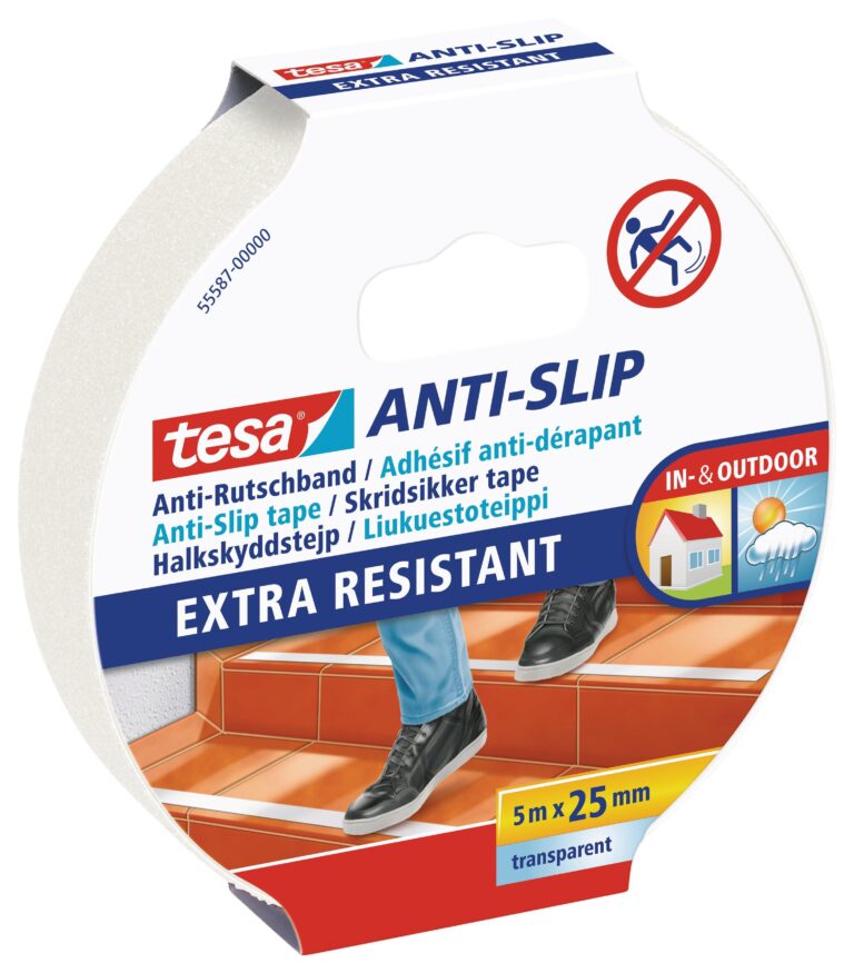 TESA Anti-Slip Tape Transparent 5m x 25mm - Extra Resistant - Premium Tape from TESA - Just R 182! Shop now at Securadeal