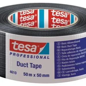 TESA Duct Tape 50m x 50mm Black - Premium Hardware from TESA - Just R 168! Shop now at Securadeal