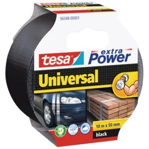 TESA Duct Tape Extra Power Universal 10m x 50mm Black - Premium Hardware from TESA - Just R 94! Shop now at Securadeal