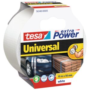 TESA Duct Tape Extra Power Universal 10m x 50mm White - Premium Hardware from TESA - Just R 94! Shop now at Securadeal