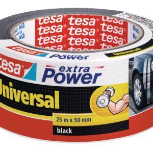 TESA Duct Tape Extra Power Universal 25m x 50mm Black - Premium Hardware from TESA - Just R 160! Shop now at Securadeal