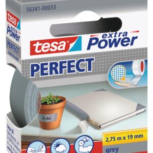 TESA Extra Power Perfect Self-Adhesive Tape 2.75m x 19mm Grey - Premium Hardware from TESA - Just R 60! Shop now at Securadeal