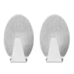 tesa-permanent-hooks-oval-large-metal-2-hooks-stainless-steel-securadeal-3 | Securadeal Tesa Permanent Hooks Oval Large Metal 2 Hooks Stainless Steel Premium Fasteners from Tesa