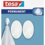 tesa-permanent-hooks-oval-small-2-hooks-white-securadeal-1 | Securadeal