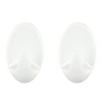 Tesa Permanent Hooks Oval Small 2 Hooks White   Premium Hardware from Tesa   Just R 32 Shop Now at Securadeal