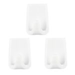 tesa-permanent-hooks-rectangular-small-3-hooks-4-strips-white-securadeal-3 | Securadeal Tesa Permanent Hooks Rectangular Small 3 Hooks 4 Strips White Premium Hardware from Tesa Just R 30 Shop Now at Securadeal