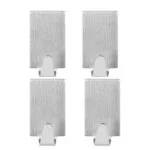tesa-permanent-hooks-rectangular-small-metal-3-hooks-stainless-steel-securadeal-3 | Securadeal Tesa Permanent Hooks Rectangular Small Metal 3 Hooks Stainless Steel Premium Fasteners from Tesa