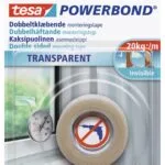tesa-powerbond-mounting-tape-transparent-1-5m-x-19mm-securadeal | Securadeal Tesa Powerbond Mounting Tape Transparent 15m X 19mm Premium Tapes from Tesa