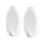 tesa-powerstrips-hooks-large-oval-2-hooks-4-strips-white-securadeal-3 | Securadeal Tesa Powerstrips Hooks Large Oval 2 Hooks 4 Strips White Premium Fasteners from Tesa