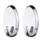Tesa Powerstrips Hooks Large Oval 2 Hooks4 Strips Chrome   Premium Hardware from Tesa   Just R 140 Shop Now at Securadeal