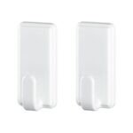Tesa Powerstrips Hooks Large Rectangular Classic 2 Hooks4 Strips White   Premium Hardware from Tesa   Just R 78 Shop Now at Securadeal