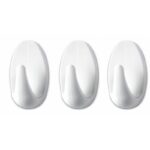 Tesa Powerstrips Hooks Small Oval 3 Hooks 4 Strips White   Premium Hardware from Tesa   Just R 70 Shop Now at Securadeal