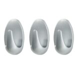 Tesa Powerstrips Hooks Small Oval 3 Hooks4 Strips Chrome Matt   Premium Hardware from Tesa   Just R 98 Shop Now at Securadeal