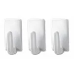 tesa-powerstrips-hooks-small-rectangular-classic-3-hooks-4-strips-white-securadeal-3 | Securadeal Tesa Powerstrips Hooks Small Rectangular Classic 3 Hooks 4 Strips White Premium Fasteners from Tesa