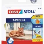 tesamoll-p-profile-window-insulation-tape-6m-x-9mm-white-securadeal-1 | Securadeal