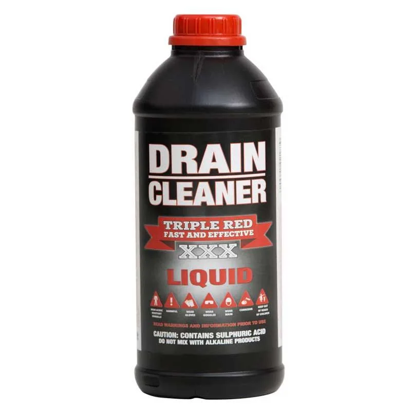 triple-red-drain-cleaner-1litre-securadeal | Securadeal Triple Red Drain Cleaner 1 Litre Premium Cleaning Household from Triple Red