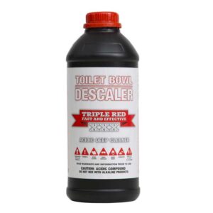 TRIPLE RED Toilet Bowl Descaler and Cleaner 1 Litre - Premium Cleaning Products from Triple Red - Just R 37! Shop now at Securadeal