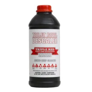 TRIPLE RED Toilet Bowl Descaler and Cleaner 1 Litre - Premium Cleaning Products from Triple Red - Just R 37! Shop now at Securadeal