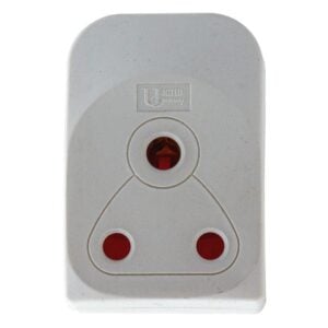 UNITED ELECTRICAL  Double Sided PVC Janus Coupler White (AOK12) - Premium Adaptors from United Electrical - Just R 22! Shop now at Securadeal