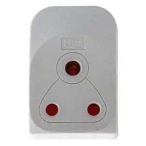 UNITED ELECTRICAL  Double Sided PVC Janus Coupler White (AOK12) - Premium Adaptors from United Electrical - Just R 22! Shop now at Securadeal