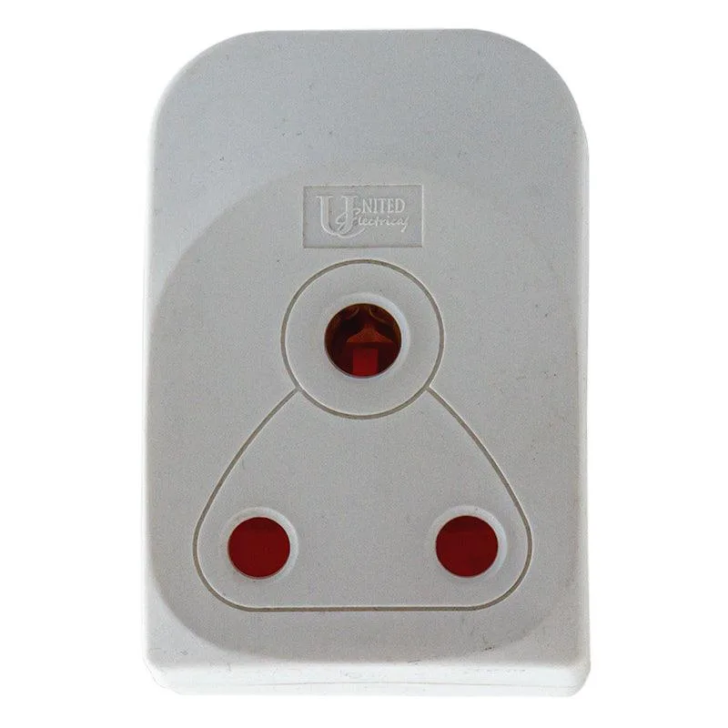Plugon Double sided Pvc Janus Coupler White   Premium Electrical  Lighting from Plugon