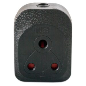 UNITED ELECTRICAL Double Sided Rubber Janus Coupler Black (AOK12B) - Premium Adaptor from United Electrical - Just R 25! Shop now at Securadeal