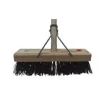 B20457 - A | Securadeal Rigger Broom Platform Stiff Brown with Handle 300mm Premium Brooms Brushes from Rigger