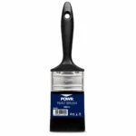 59c99735-83da-4bd7-9e77-e02e55072303 | Securadeal Black handled Paint Brush with a 50 Mm Metal Ferrule and Black Bristles Blue Powr Label Visible on the Ferrule Area