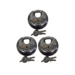 Rigger Lock Stainless Steel Discus Lock  3 Piece    Premium Discus Lock from Rigger