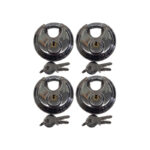 Rigger Lock Stainless Steel Discus Lock  4 Piece    Premium Discus Lock from Rigger