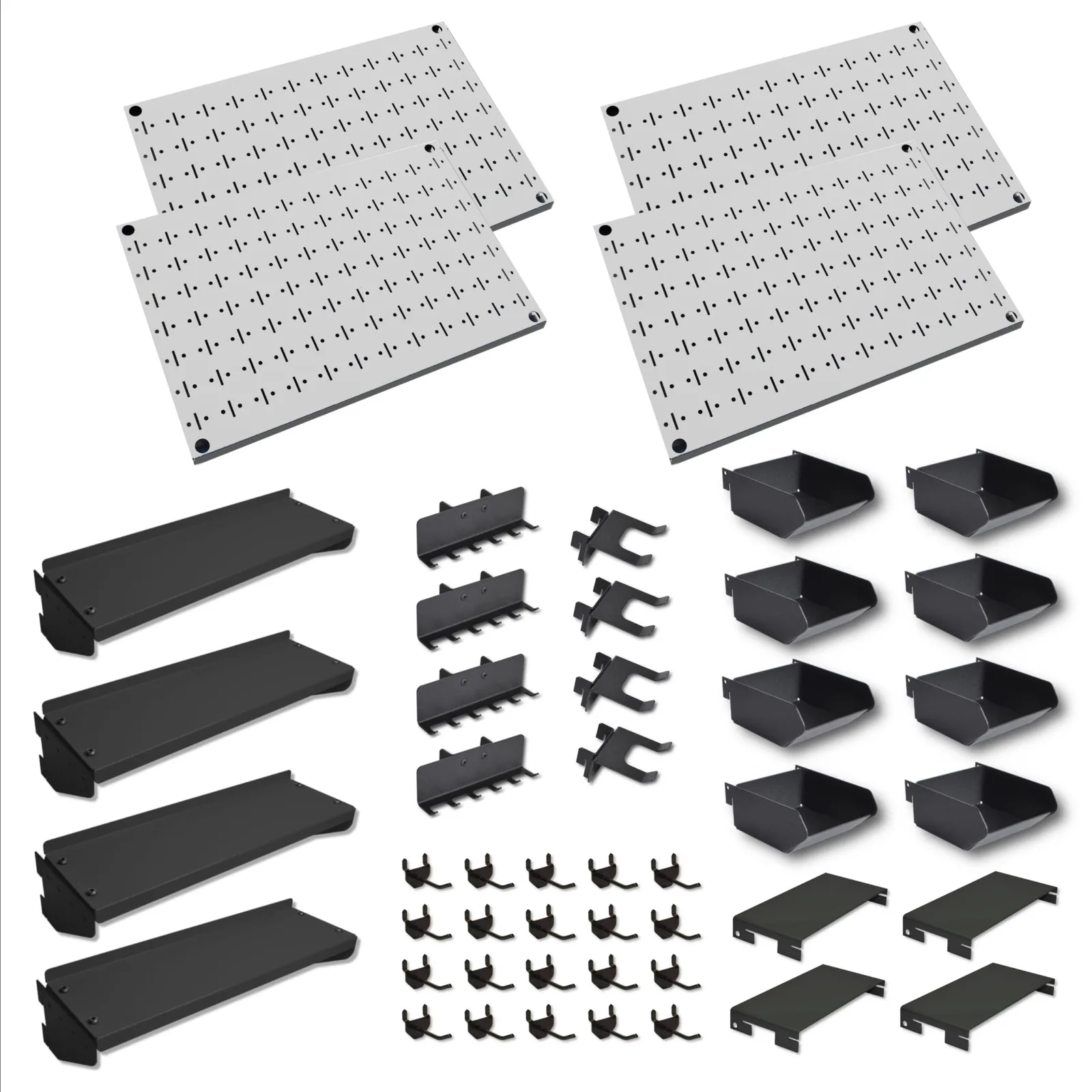 Clip fit 4 Pegboard and Accessories Pack 600mm X 400mm   Premium Storage  Workshop from Clip fit