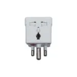 E11304 - 4 | Securadeal Plugon Universal Travel Plugtop Adaptor Uk Eu Us to Sa 2 X 3 pin Outlets Premium Electrical Lighting from Plugon