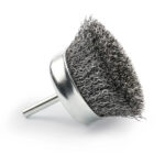Ruwag Mounted Cup Brush 60 X 20mm for Drills and Die Grinders   Premium Wire Brush from Ruwag