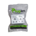 admin-ajax 1 | Securadeal White Multi outlet Power Adapter with Four Sockets and Two Switches Packaged in Clear Plastic with a Green Logo and the Slogan power to Keep Going