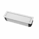 3 | Securadeal White Rectangular Front panel Component with a Long Horizontal Slot Likely a Drivecard Reader Module