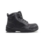 Voyager Black 4 | Securadeal Black Steel toe Safety Boot with Lace up Front and Chunky Tread
