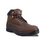 WR0106 - WR0107 - WR0108 - WR0109 - WR0102 WR0110 - WR0111- WR0112 - Wright-Holton Brown 1 | Securadeal Brown Leather Hiking Boot with a Rugged Black Sole and Padded Ankle Collar