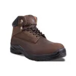 WR0106 - WR0107 - WR0108 - WR0109 - WR0102 WR0110 - WR0111- WR0112 - Wright-Holton Brown 1 | Securadeal Brown Leather Hiking Boot with a Rugged Black Sole and Padded Ankle Collar