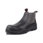 Wright-Dealer Chelsea 4 | Securadeal Black Safety Boot with a Pull tab Elastic Side Panel and Rugged Outsole for Work Sites