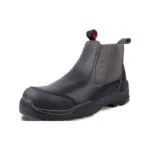 Wright-Dealer Chelsea 4 | Securadeal Black Safety Boot with a Pull tab Elastic Side Panel and Rugged Outsole for Work Sites